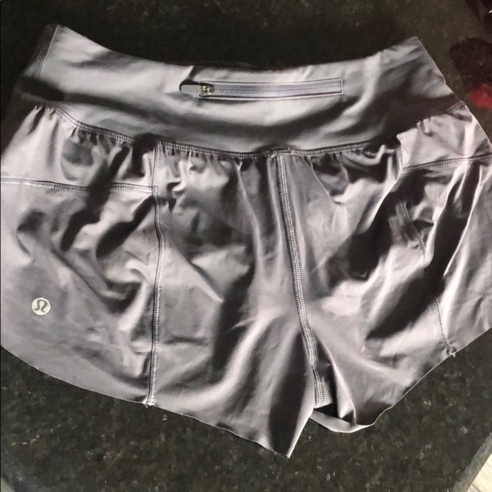 Gray Lululemon shorts